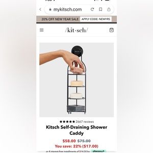 KITSCH CADDY NEW IN BOX